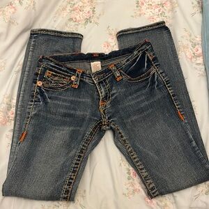 Vintage y2k straight fitted true religon jeans